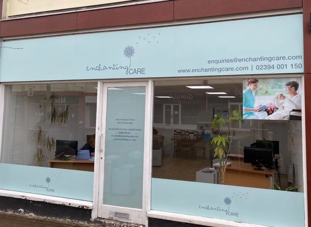 The Enchanting Care office on London Road, Waterlooville